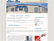 Tablet Screenshot of liberbox.fr